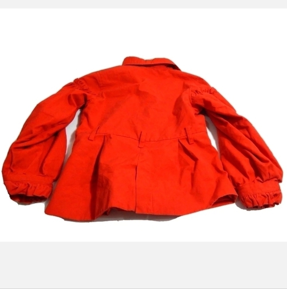 Janie and Jack Red Peplum Jacket - Picture 2 of 4